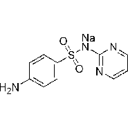 磺胺嘧啶钠化学式图片